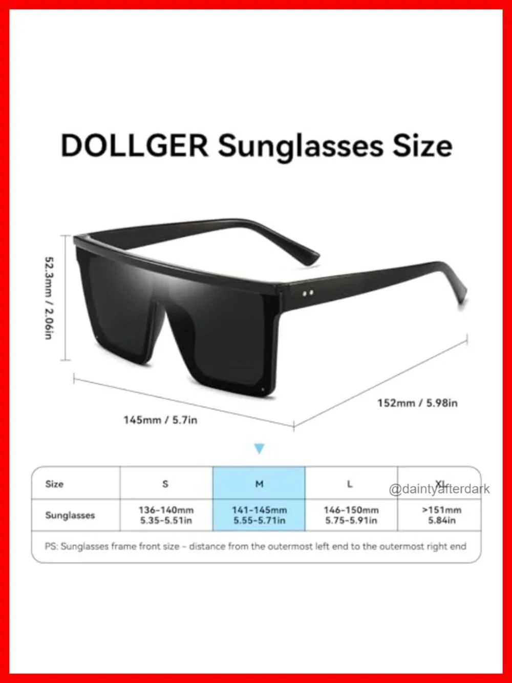 Oversized Square Flat Top Sunglasses Unisex UV400 Non-Polarized
